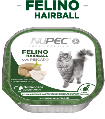 Alimento húmedo para gato / Hairball / Nupec / 100 gr