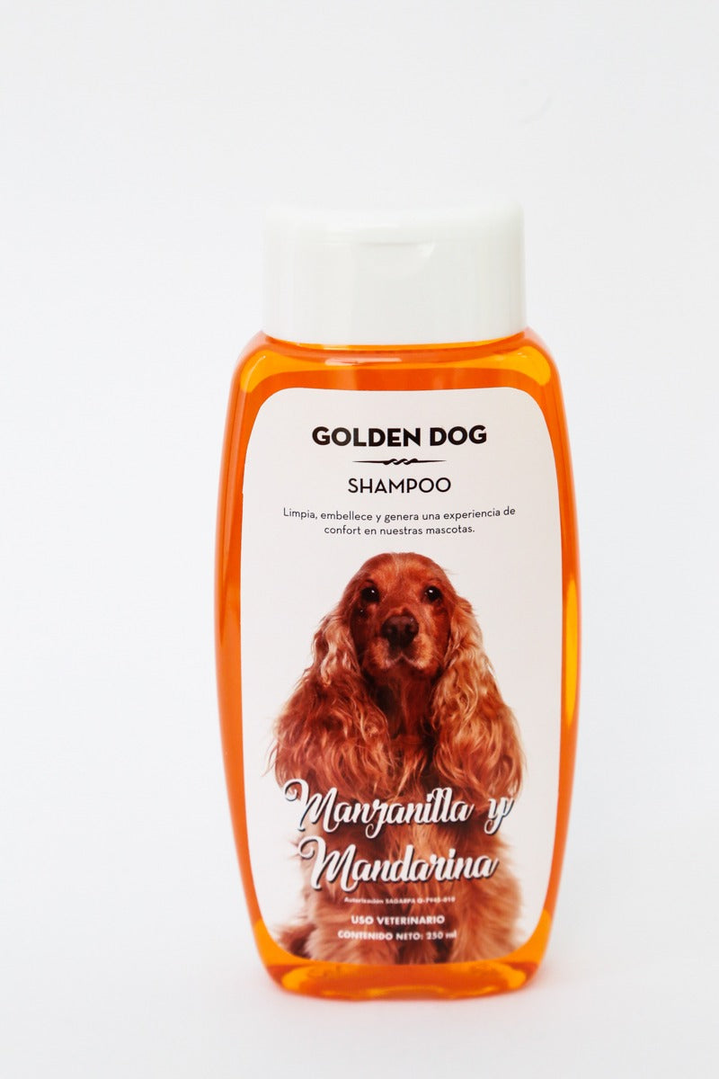 Shampoo Manzanilla y mandarina / Golden Dog / 250 ml