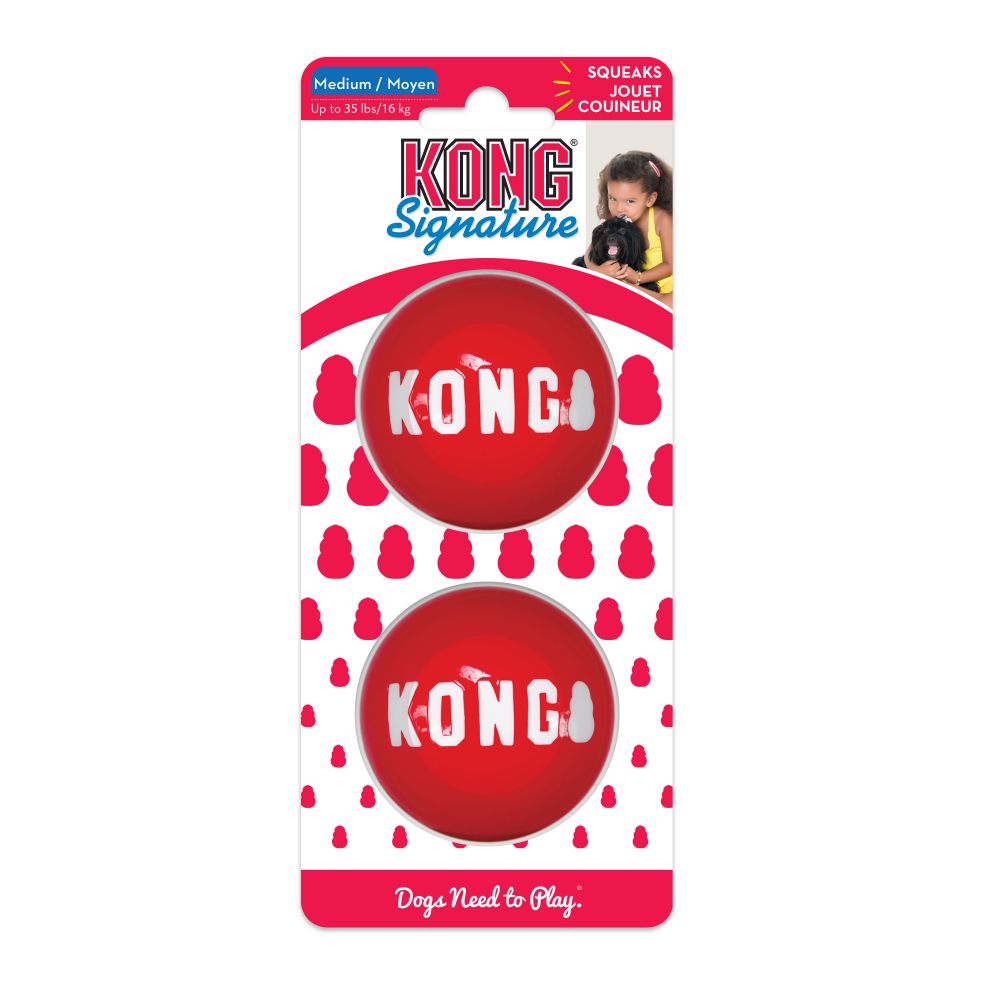 Pelota para perro / Kong / 2 pz