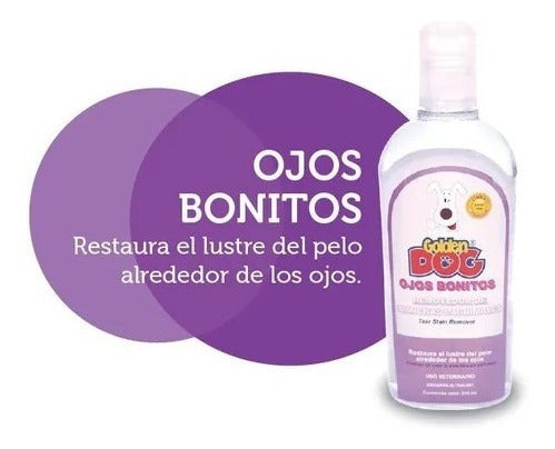 Removedor manchas lagrimales / Ojos bonitos / Golden Dog / 240 ml