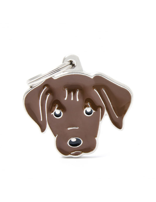 Placa / My Family / Labrador Chocolate